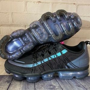 Nike Air Vapormax Run Utility Black Laser Fuchsia